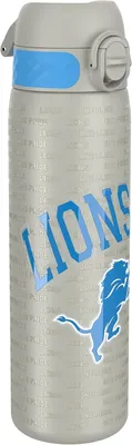 Produktbild von ION8 Detroit Lions NFL schmale auslaufsichere Wasserflasche, Edelstahl 600ml