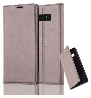 Obrázok produktu pre Cadorabo puzdro pre Samsung Galaxy NOTE 8 ochranné puzdro v hnedej farbe puzdro na mobilný telefón kryt magnetické zatváranie