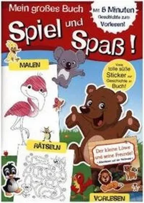 Produktbild von Malen, Rätseln, Vorlesen - Tierkinder