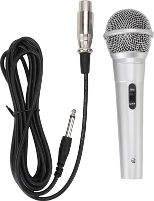 Produktbild von Handmikrofon mit Kabel, 6,5 mm, Nierencharakteristik, dynamisches Gesangsmikrofon für Lautsprecher, Karaoke, Gesangsmaschine, Verstärker, Mixer