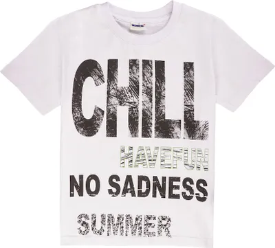 Produktbild von Jungen-T-Shirt Chill - Weiß - 164