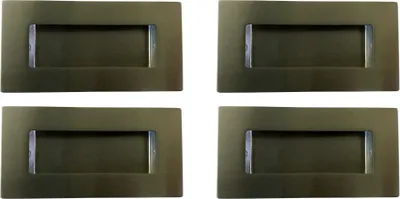 Produktbild von HOOZ 4er Set Möbelgriff Edelstahl 10 cm Muldengriff