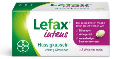 Image de Lefax intens Capsules liquides 250 mg Simeticon 50 pc