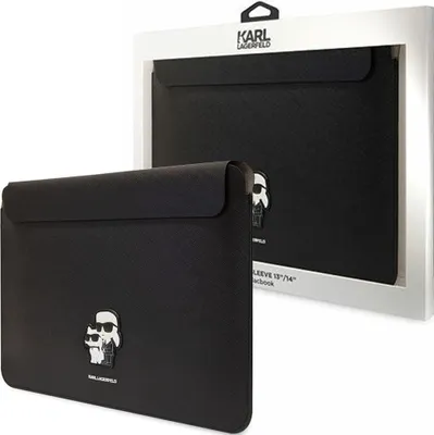 Produktbild von Karl Lagerfeld Notebookhülle 14" Schwarz - Saffiano Design