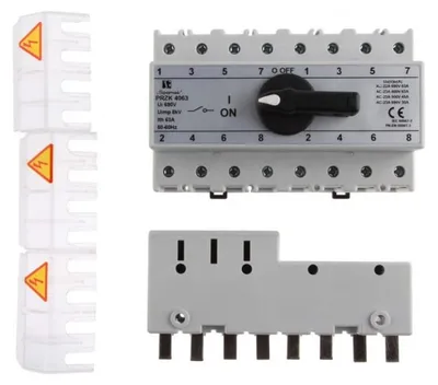 Productafbeelding van Netgenerator-schakelaar 63A, 4-polig, type PRZK-4063W02