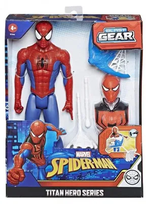Image de Figurine spider-man blast gear 30 cm - titan hero series, marvel - hasbro - e7344