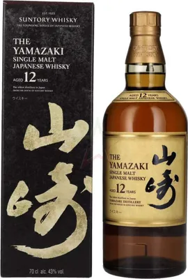 Produktbild von Suntory The Yamazaki 12 Years Old Single Malt Japanese Whisky 43,00 % 0,70 Liter