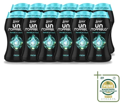 Produktbild von 12 x Lenor Unstoppables Wäscheparfüm Fresh - 140 g - Vorratspackung - 12 Stücke