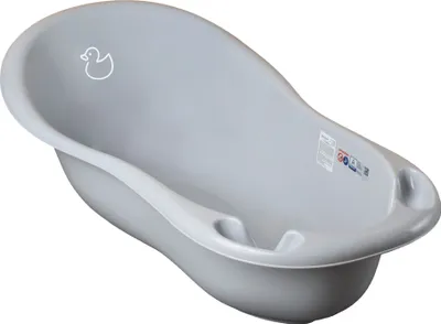 Image de Baignoire anatomique 102 cm gris canard