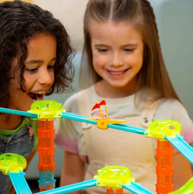 Image de Jumbo Piste à billes Racing Rabbits Starter Set Jouets à partir de 3 ans