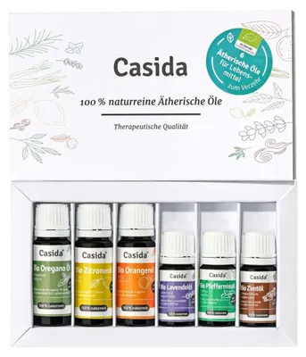 Produktbild von Top 6 Set - Ätherische Bio Öle 100% naturrein