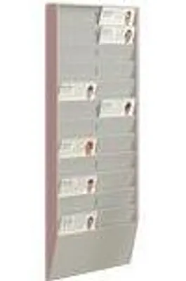 Productafbeelding van PAPERFLOW PB24C.02. Wandhouder voor medewerkerskaarten van PAPERFLOW, met 24 vakken