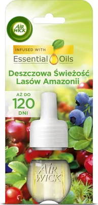 Zdjęcie produktu dla Air Wick Elektryczny Odświeżacz Powietrza Las Amazonii Wkład zapas 19 ml