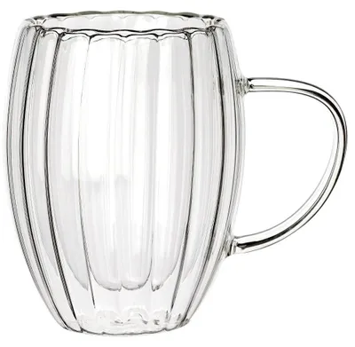 Image de Verres thermiques pour café et thé - Verre à double paroi - Lot de 2 - 320 ml - Transparent