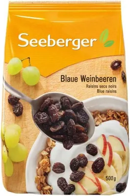 Produktbild von Seeberger Blaue Weinbeeren 500g