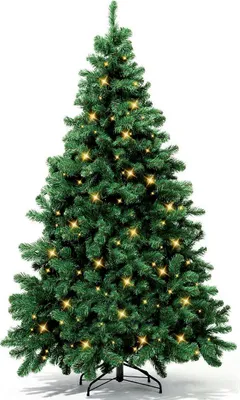 Zdjęcie produktu dla Choinka sztuczna zielona jodła Narnia 180 cm z inteligentnym oświetleniem LED ze stojakiem