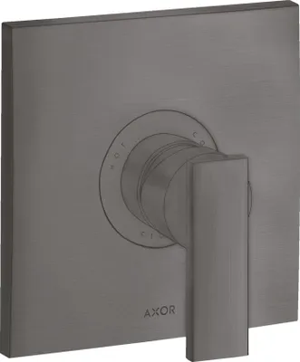 Produktbild von hansgrohe Fertigmontageset Axor Citterio UP-Brause-Einhebelm, m HG, brush. bla vc