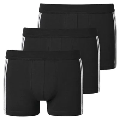Produktbild von Schiesser Herren 3 Pack Shorts Softbund und Streifen Baumwolle - 95/5
