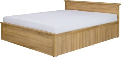 Produktbild von Einzelbett / Gästebett Matam 20 inkl. Lattenrost, Farbe: Eiche - 140 x 200 cm (B x L)