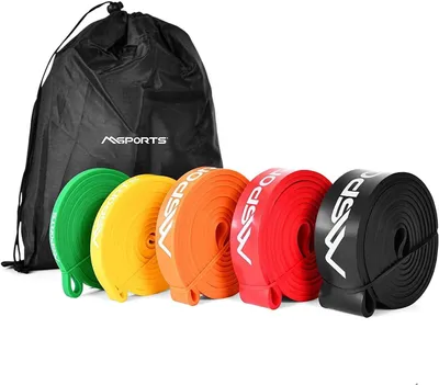 Produktbild von Widerstandsbänder Set, mit Tasche, für Heimtraining
