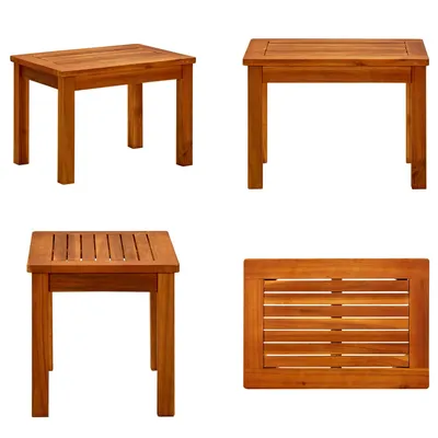 Obrázok produktu pre vidaXL Záhradný konferenčný stolík 50x35x36 cm z masívneho dreva akácie - Konferenčný stolík - Konferenčné stolíky - Konferenčné stolíky z dreva