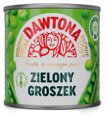 Zdjęcie produktu dla Daw Groszek Konserwowy 200 g