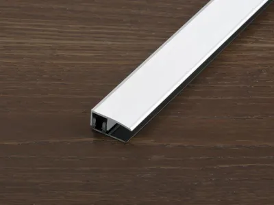 Produktbild von PROLINE Silber 30mm Abschlussprofil Bodenprofil, PROVARIOclip Universal Aluminium eloxiert, einrastendes Profilsystem ohne sichtbare Verschraubung, für Bewegungsfugen, einfache Verlegung