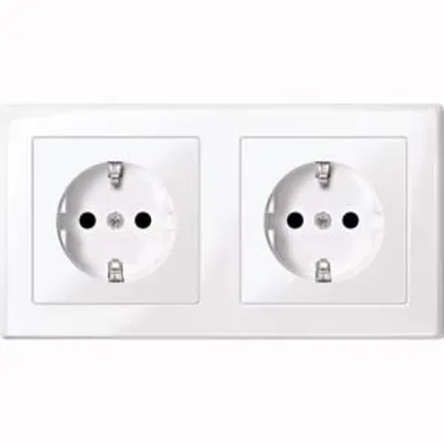 Produktbild von Merten SCHUKO-Steckdose aws/gl MEG2328-1425