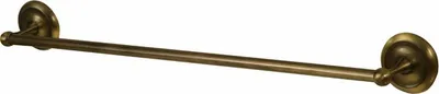 Produktbild von Handtuchhalter Deco einzeln, Messing antik, Länge 460 mm