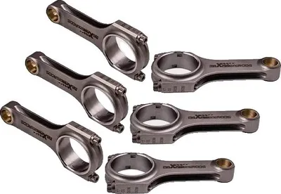 Immagine prodotto di Bielle, acciaio forgiato 4340, compatibili con BMW Serie 3 E46, confezione da 6 pezzi