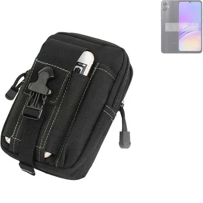 Produktbild von K-S-Trade Gürtel Tasche kompatibel mit Samsung Galaxy A05s Gürteltasche Holster Schutz Hülle Handy Hülle Smartphone outdoor Handy-Hülle schwarz