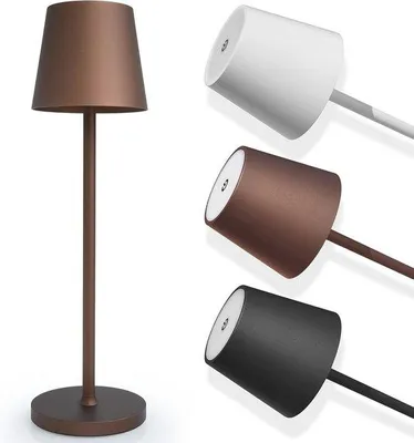 Productafbeelding van Oplaadbare LED Tafellamp met 3 Lichttemperaturen en Modern Design