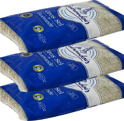 Produktbild von Grobes Meersalz Gros Sel de Guérande 800g - Natürliches Meersalz 3 x 800g