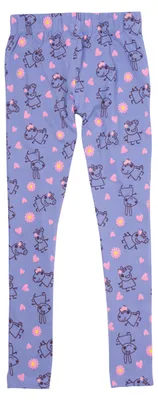 Produktbild von Peppa Wutz Leggings für Mädchen - Kinder Leggins Hose Mädchenhose Sporthose Lila 86-92