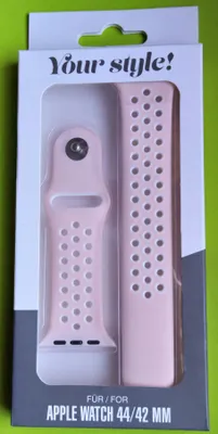 Produktbild von Peter Jäckel 17251, Uhrenarmband, Apple Watch 44mm (Series 4)/ 42mm (Series 1/ 2/ 3), Silikon
