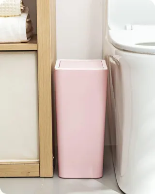 Immagine prodotto di Secchio piccolo con coperchio, contenitore per rifiuti, bagno, cestino, camera da letto