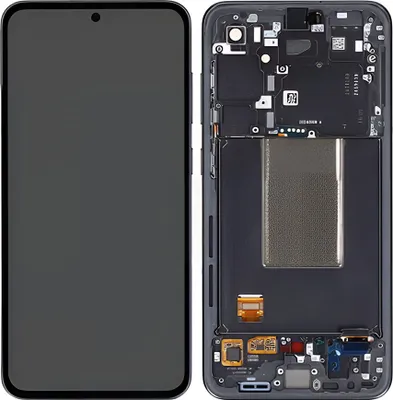 Produktbild von Original AMOLED Display Touchscreen Bildschirm Rahmen Graphit Schwarz für Samsung Galaxy S24 FE S721B & Werkzeug