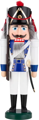 Produktbild von Grenadier blau (39cm) Nussknacker von Seiffener Volkskunst