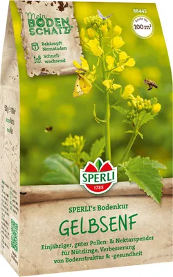 Artikelbild 2 von 'Bodenkur Gelbsenf (500 g)' aus der Kategorie Gründünger & -düngung