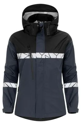 Produktbild von Projob - Shelljacke für Damen ET238 (M) (Marine/Schwarz)