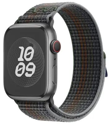 Image de Pour Apple Watch SE 2023 40mm Conception élastique en nylon velcro Bande de bras sport M13