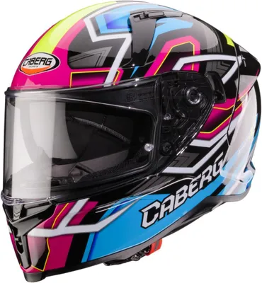 Produktbild von CABERG AVALON X BRAMA Integralhelm S in blau/rosa/gelb/schwarz