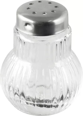 Produktbild von FACKELMANN Mini Pfeffer-/Salzstreuer Glas mit Edelstahl-Kappe
