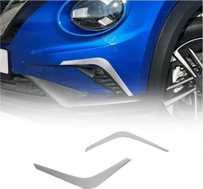 Image de Cadre Phare Antibrouillard pour Nissan Juke 2021-2025 en acier inox Chromé