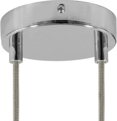 Zdjęcie produktu dla Zestaw metalowych cylindrycznych lamp sufitowych Creative Cables Krm572fcrterm srebrny srebrny jeden rozmiar