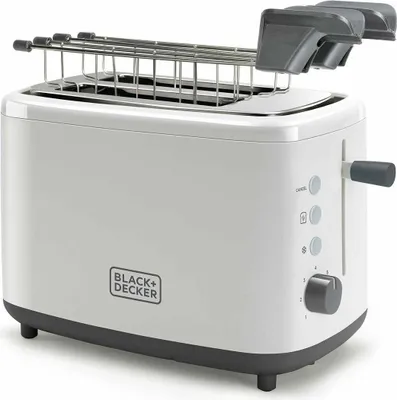Produktbild von BLACK+DECKER Toaster 2-Scheiben Weiß