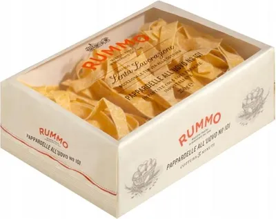 Immagine prodotto di Tagliatelle all'uovo Pappardelle uovo n101 250g - Rummo