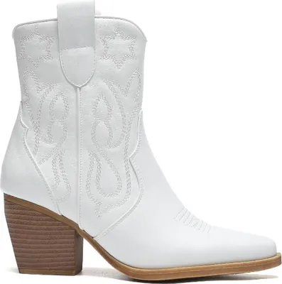 Produktbild von Cowboylaarzen Kort Star Wit
