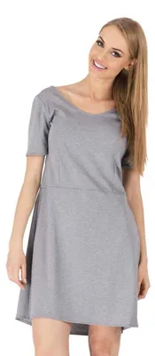 Produktbild von Kleid mit Schleife Mini Kleid; Grau S/36