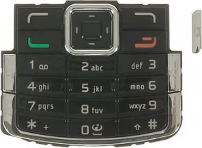 Produktbild von Nokia N72 Tastenmatte/Tastatur schwarz